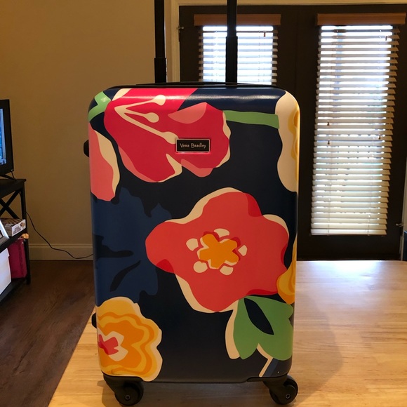 vera bradley hardside luggage